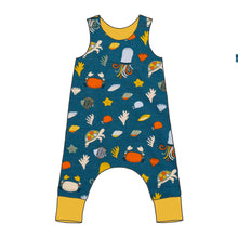 Load image into Gallery viewer, Sea Life Harem Romper