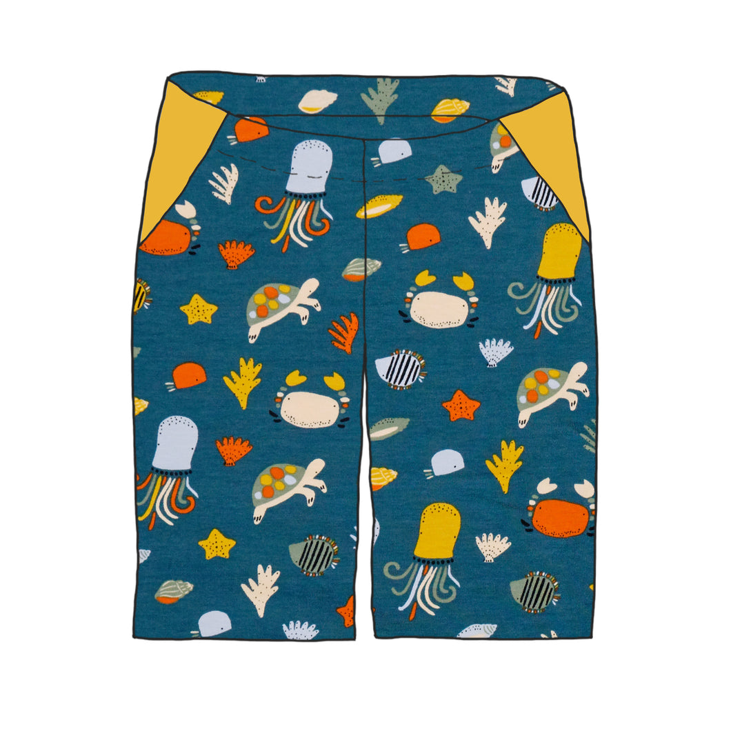 Sea Life Relaxed Fit Shorts