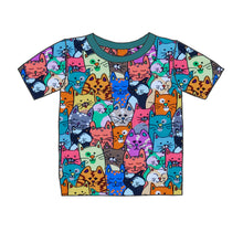 Load image into Gallery viewer, Colourful Cats Organic T-Shirt
