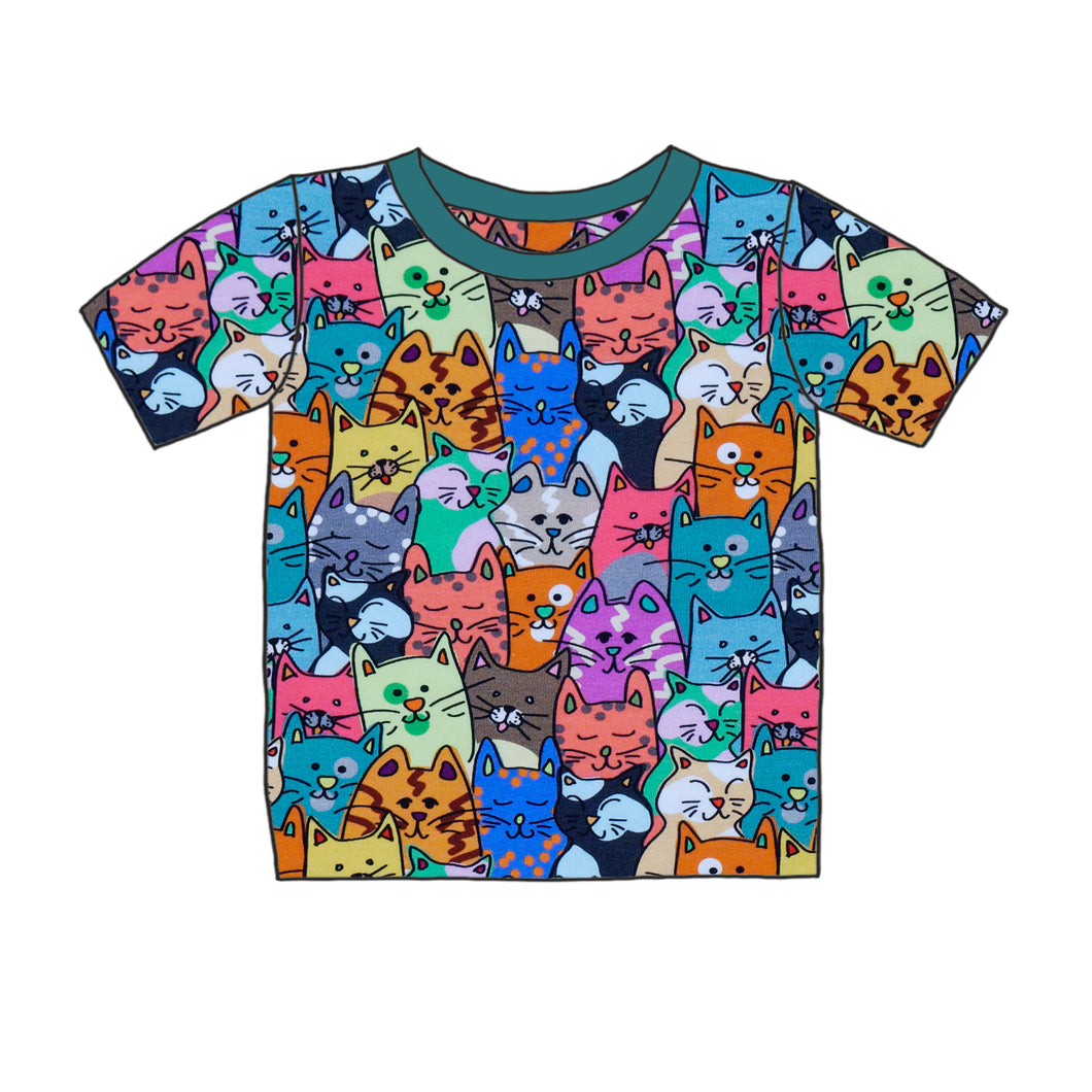 Colourful Cats Organic T-Shirt