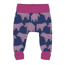 Load image into Gallery viewer, Bears Blueberry Organic Harem Leggings

