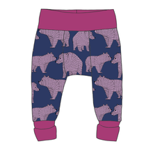 Load image into Gallery viewer, Bears Blueberry Organic Harem Leggings
