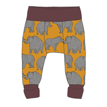 Load image into Gallery viewer, Bears Ochre Organic Harem Leggings