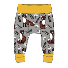 Load image into Gallery viewer, Foxes Grey Organic Harem Leggings
