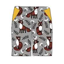 Load image into Gallery viewer, Foxes Grey Organic Relaxed Fit Shorts
