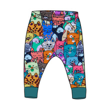 Load image into Gallery viewer, Colourful Cats Organic Leggings
