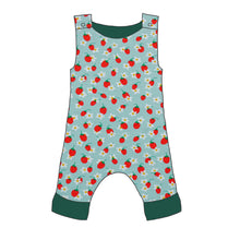 Load image into Gallery viewer, Strawberries Organic Short Romper
