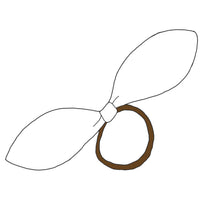 Load image into Gallery viewer, Hair Tie Bow - Single

