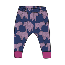 Load image into Gallery viewer, Bears Blueberry Organic Leggings
