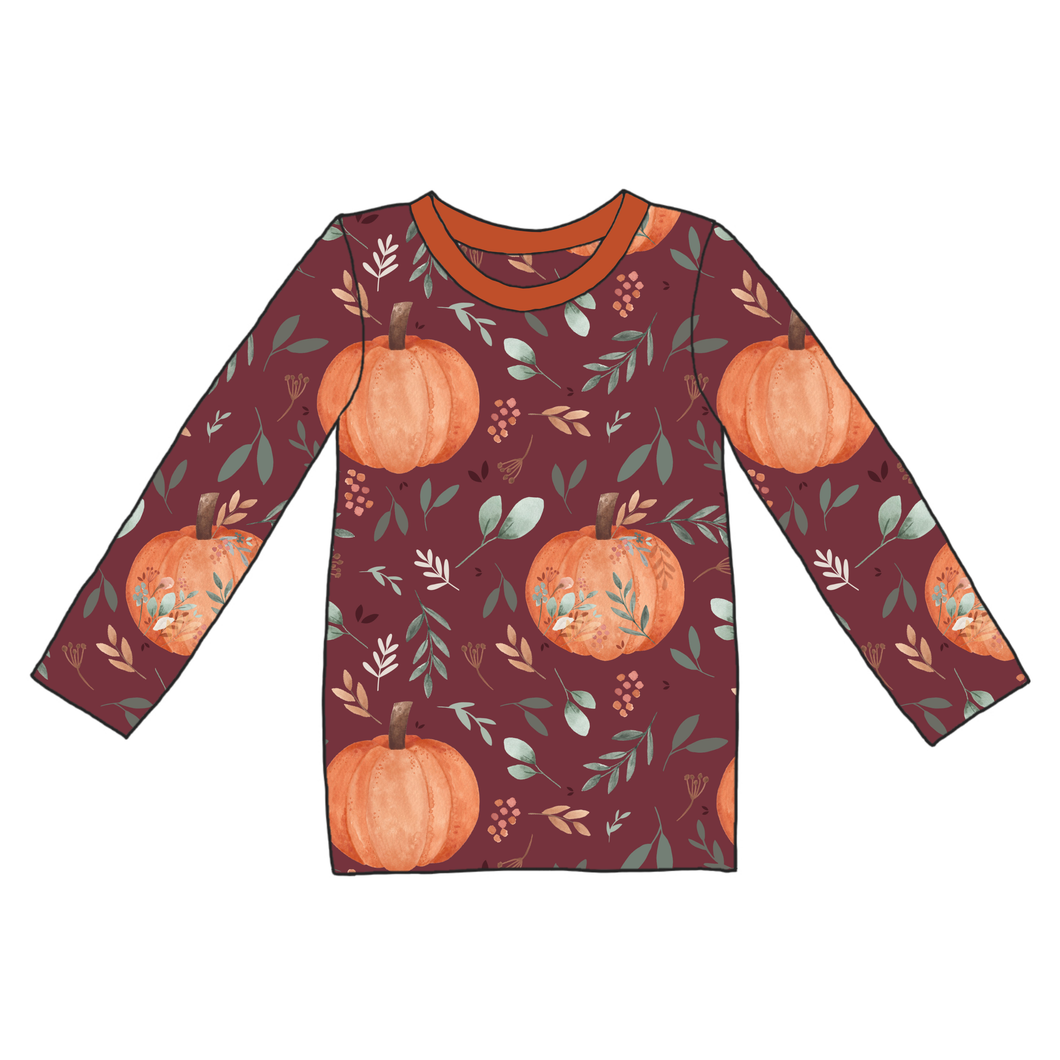 Pumpkins Organic Long Sleeve Top